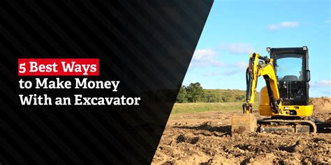 side jobs for mini excavator|how to make money from an excavator.